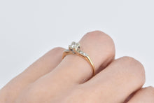 Load image into Gallery viewer, 14K 0.15 Ctw 1940's Diamond Promise Engagement Ring Yellow Gold