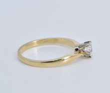 Load image into Gallery viewer, 14K 0.40 Ct Natural Diamond Classic Engagement Ring Yellow Gold