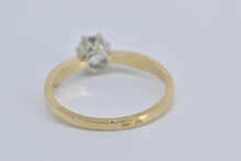 Load image into Gallery viewer, 14K 0.40 Ct Natural Diamond Classic Engagement Ring Yellow Gold