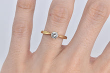 Load image into Gallery viewer, 14K 0.40 Ct Natural Diamond Classic Engagement Ring Yellow Gold