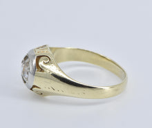 Load image into Gallery viewer, 14K 0.37 Ctw Art Deco Natural Diamond Engagement Ring Yellow Gold