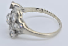 Load image into Gallery viewer, 14K 0.86 Ctw Art Deco OEC Natural Diamond Ring White Gold
