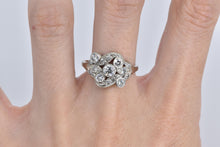 Load image into Gallery viewer, 14K 0.86 Ctw Art Deco OEC Natural Diamond Ring White Gold