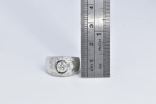Load image into Gallery viewer, 14K 0.88 Ctw Natural Diamond Wide Engagement Ring White Gold