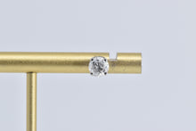 Load image into Gallery viewer, 14K 0.60 Ct Natural Diamond Solitaire Single Stud Earring White Gold