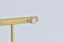 Load image into Gallery viewer, 14K 0.60 Ct Natural Diamond Solitaire Single Stud Earring White Gold