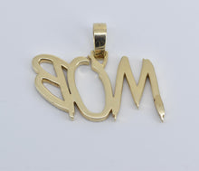 Load image into Gallery viewer, 10K 3.50 Ctw Natural Diamond MOB Pave Initial Name Pendant Yellow Gold