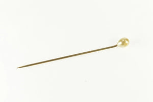 Gold Filled Pearl Victorian Wedding Corsage BoutonniÃ¨re Stick Pin
