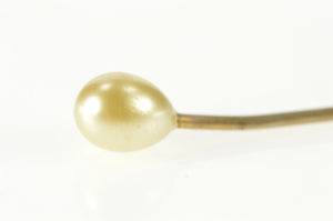 Gold Filled Pearl Victorian Wedding Corsage BoutonniÃ¨re Stick Pin