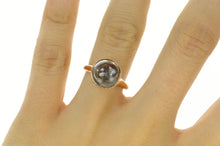 Load image into Gallery viewer, 18K Almaza Designer Diamond Aquamarine Ring Size 6 Rose Gold