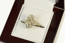 Load image into Gallery viewer, 14K 1.10Ctw Victorian Old Mine Diamond Engagement Ring Size 5 White Gold