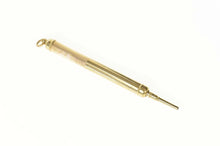 Load image into Gallery viewer, 10K Victorian Retractable Pencil Writer Charm/Pendant Yellow Gold