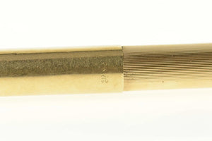 10K Victorian Retractable Pencil Writer Charm/Pendant Yellow Gold