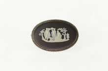 Load image into Gallery viewer, Sterling Silver 1969 Wedgewood Greek Myth Scene Cameo Pin/Brooch