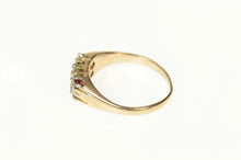 Load image into Gallery viewer, 14K Old Mine Cut Natural Ruby &amp; Diamond Classic Ring Size 5 Yellow Gold
