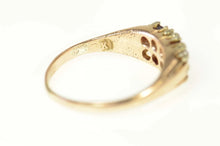 Load image into Gallery viewer, 14K Old Mine Cut Natural Ruby &amp; Diamond Classic Ring Size 5 Yellow Gold