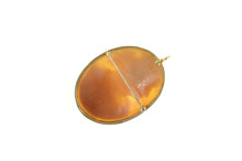 Load image into Gallery viewer, 14K Victorian Elaborate Carved Shell Cameo Pendant/Pin Yellow Gold