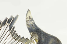 Load image into Gallery viewer, Sterling Silver Unique Stylized Angel Fish Statement Pin/Brooch