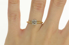 Load image into Gallery viewer, 14K 0.48 Ct G/VS1 1940&#39;s Diamond Engagement Ring Size 7 Yellow Gold