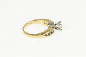 14K 1.00 Ctw Princess Diamond Engagement Ring Size 6 Yellow Gold