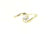 Load image into Gallery viewer, 14K 0.38 Ct Marquise Diamond Solitaire Engagement Ring Size 6.25 Yellow Gold