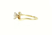 Load image into Gallery viewer, 14K 0.38 Ct Marquise Diamond Solitaire Engagement Ring Size 6.25 Yellow Gold