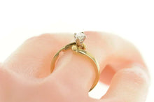 Load image into Gallery viewer, 14K 0.38 Ct Marquise Diamond Solitaire Engagement Ring Size 6.25 Yellow Gold