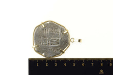 Load image into Gallery viewer, 14K Spanish Shipwreck Coin Statement Pendant Yellow Gold