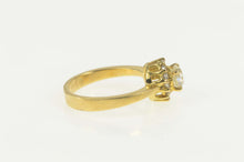 Load image into Gallery viewer, 18K 0.60 Ctw Old Mine Cut Diamond Halo Engagement Ring Size 4.75 Yellow Gold