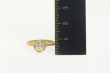 Load image into Gallery viewer, 18K 0.60 Ctw Old Mine Cut Diamond Halo Engagement Ring Size 4.75 Yellow Gold