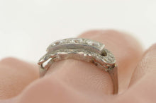 Load image into Gallery viewer, Platinum 1.40 Ctw Art Deco Diamond Engagement Ring Size 7.5