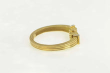 Load image into Gallery viewer, 18K Robert Wander Winc Diamond Scroll Cuff Bracelet 6.75&quot; Yellow Gold