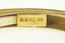 Load image into Gallery viewer, 18K Robert Wander Winc Diamond Scroll Cuff Bracelet 6.75&quot; Yellow Gold