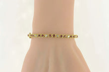 Load image into Gallery viewer, 18K 1.92 Ctw Ruby Diamond Encrusted Bangle Bracelet 6.25&quot; Yellow Gold