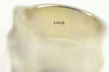 Load image into Gallery viewer, 14K 1930&#39;s 0.61 Ctw Old European Diamond Buckle Ring Size 5 White Gold