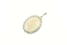 Load image into Gallery viewer, 14K 16.57 Ctw Victorian Handmade Opal Diamond Pendant Yellow Gold