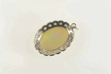 Load image into Gallery viewer, 14K 16.57 Ctw Victorian Handmade Opal Diamond Pendant Yellow Gold