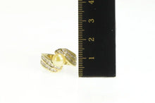 Load image into Gallery viewer, 14K 0.90 Ctw Gold Pearl Diamond Engagement Ring Yellow Gold