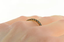 Load image into Gallery viewer, 14K Natural Sapphire Classic Wedding Band Ring Yellow Gold