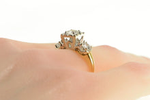 Load image into Gallery viewer, 14K 1.00 Ctw Diamond Three Stone Engagement Ring Yellow Gold