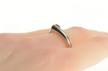 Load image into Gallery viewer, Palladium 0.36 Ctw Natural Ruby Inset Wrap Design Ring