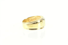 Load image into Gallery viewer, 14K 0.40 Ctw Princess Cluster Squared Band Ring Yellow Gold
