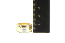 Load image into Gallery viewer, 14K 0.40 Ctw Princess Cluster Squared Band Ring Yellow Gold