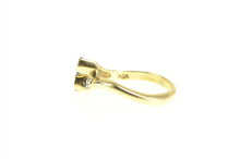 Load image into Gallery viewer, 14K Oval Tanzanite Diamond Accent Bypass Ring Yellow Gold