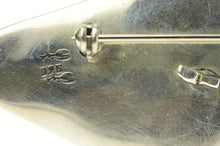 Load image into Gallery viewer, Sterling Silver 1950&#39;s Abstract Designer Curvy Statement Pin/Brooch