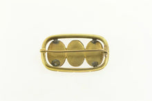 Load image into Gallery viewer, 14K Swiss Ceramic Painted Ladies Enamel Pin/Brooch Yellow Gold