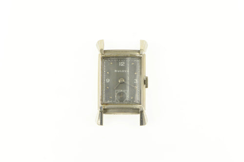 Bulova Art Deco 21 Jewel CAL.7AK Squared Mechanical Watch Men's Watch