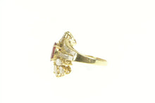 Load image into Gallery viewer, 14K 4.29 Ctw Natural Ruby VVS Diamond Engagement Ring Yellow Gold