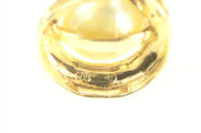 Load image into Gallery viewer, 14K 0.50 Ctw Baguette Diamond Pearl Wavy Swirl Pendant Yellow Gold