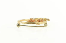 Load image into Gallery viewer, Gold Filled 3D Ornate Rose Oval Swirl Floral Statement Pin/Brooch